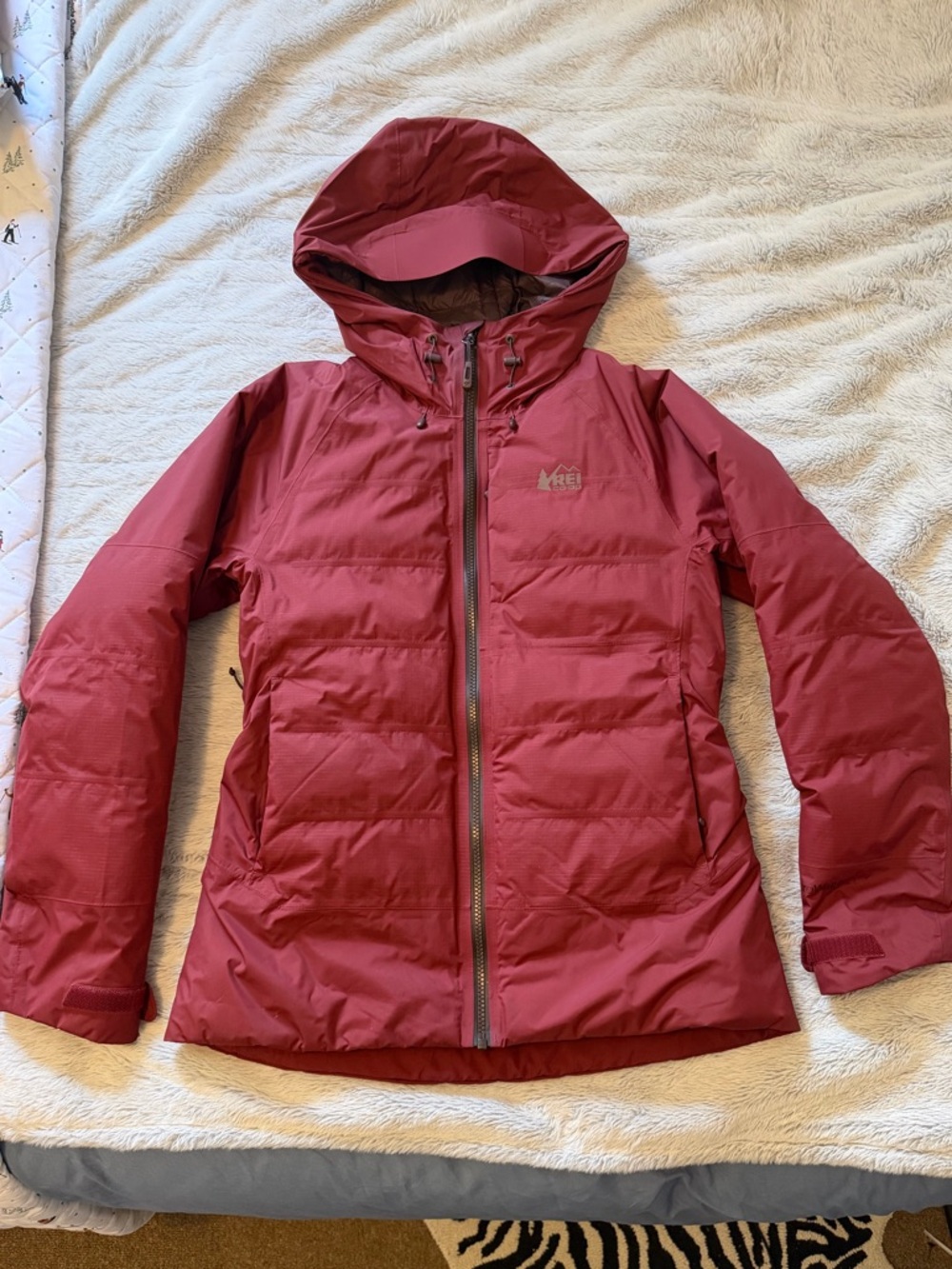 REI Women’s Stormhenge 850 Down Hybrid Puffer Jacket - XS Red